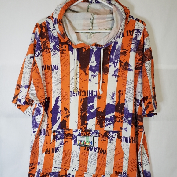 Lebon Vintage Cotton Men's Hoodie Sweatshirt Size L - Picture 1 of 7